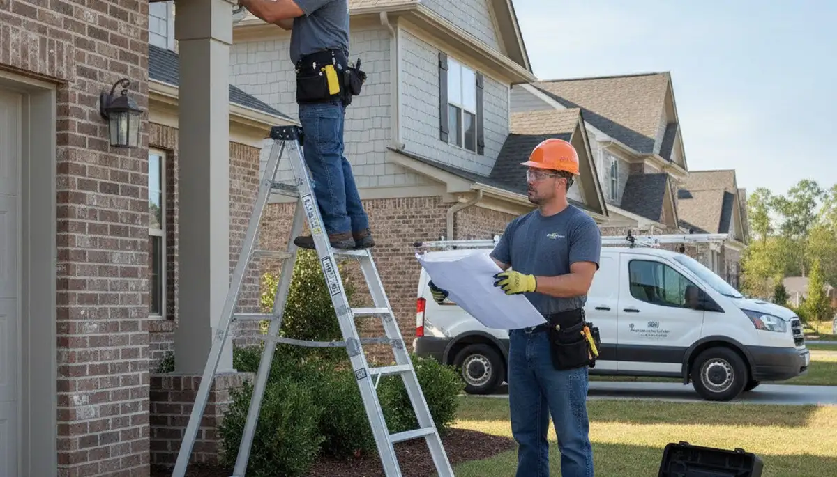 Durham NC plumber repairing a residential sink for plumbing service from Plumbers in Durham NC