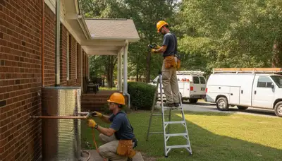 Durham, NC plumber repairing pipes for residential plumbing service