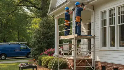 Plumber repairing a pipe in Durham, NC for reliable plumbing service