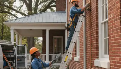 Plumber repairing a plumbing issue in Durham, NC for a local home service call