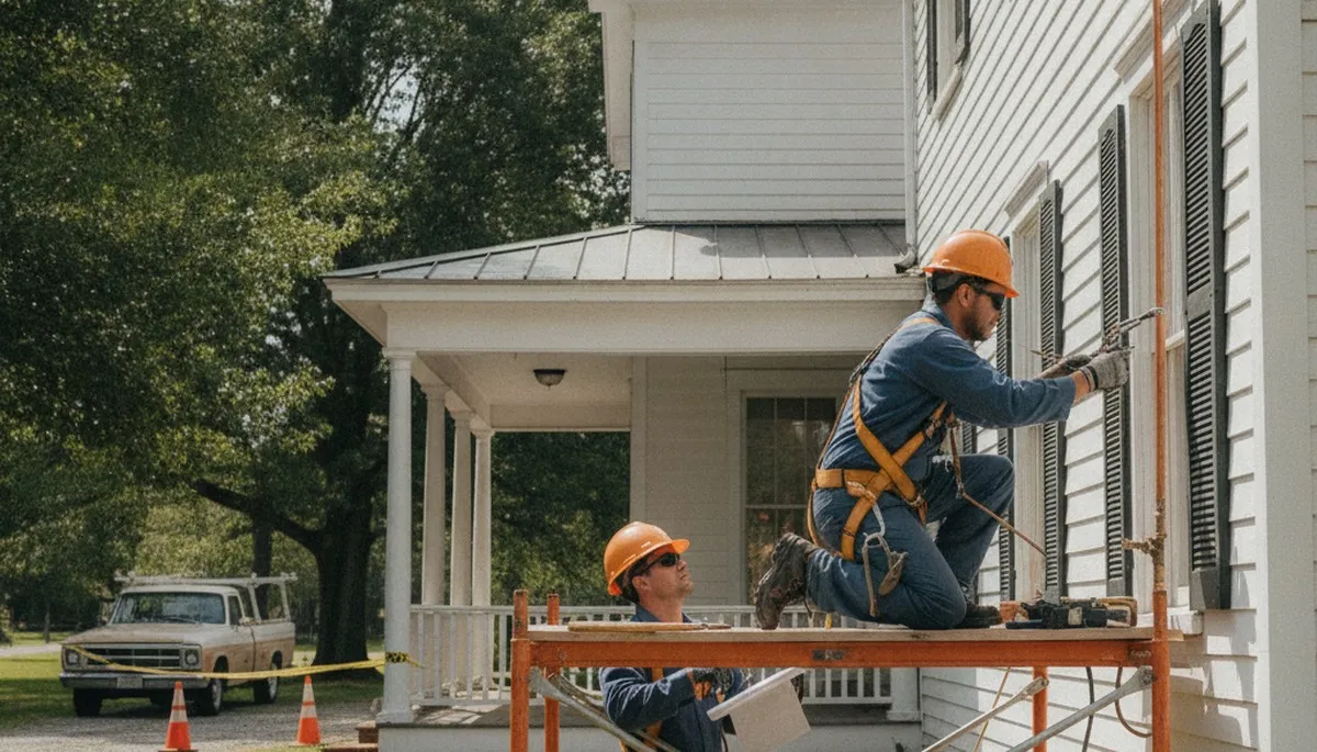 Durham, NC plumber repairing a plumbing issue for a local home service call