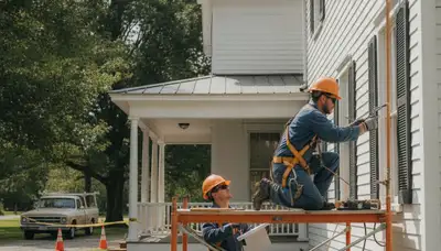 Durham, NC plumber repairing a plumbing issue for a local home service call