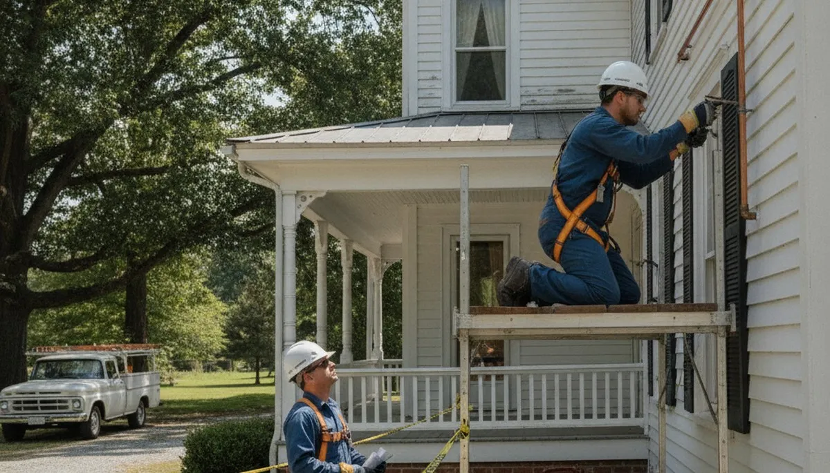 Durham, NC plumber repairing a residential plumbing issue for local plumbing services