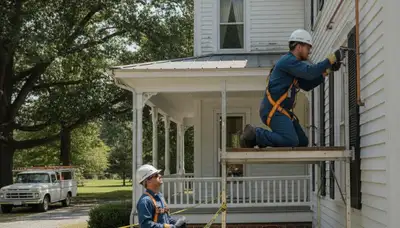 Durham, NC plumber repairing a residential plumbing issue for local plumbing services
