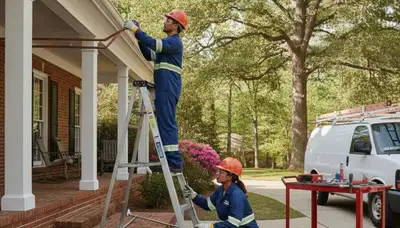 Plumber repairing a leak in Durham, NC for reliable plumbing service