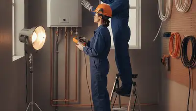 Tankless water heater installation in Durham, NC by On Call Plumbers
