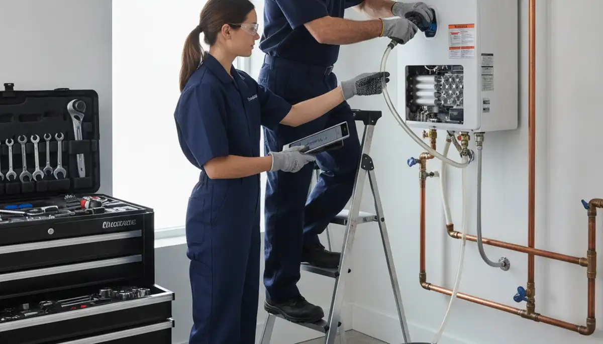 Tankless water heater installation and repair service in Durham, NC for residential plumbing needs